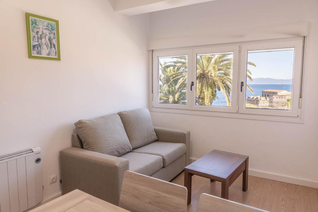 Ferienwohnung Apartamento Con Vistas Al Mar En Fisterra Exterior foto