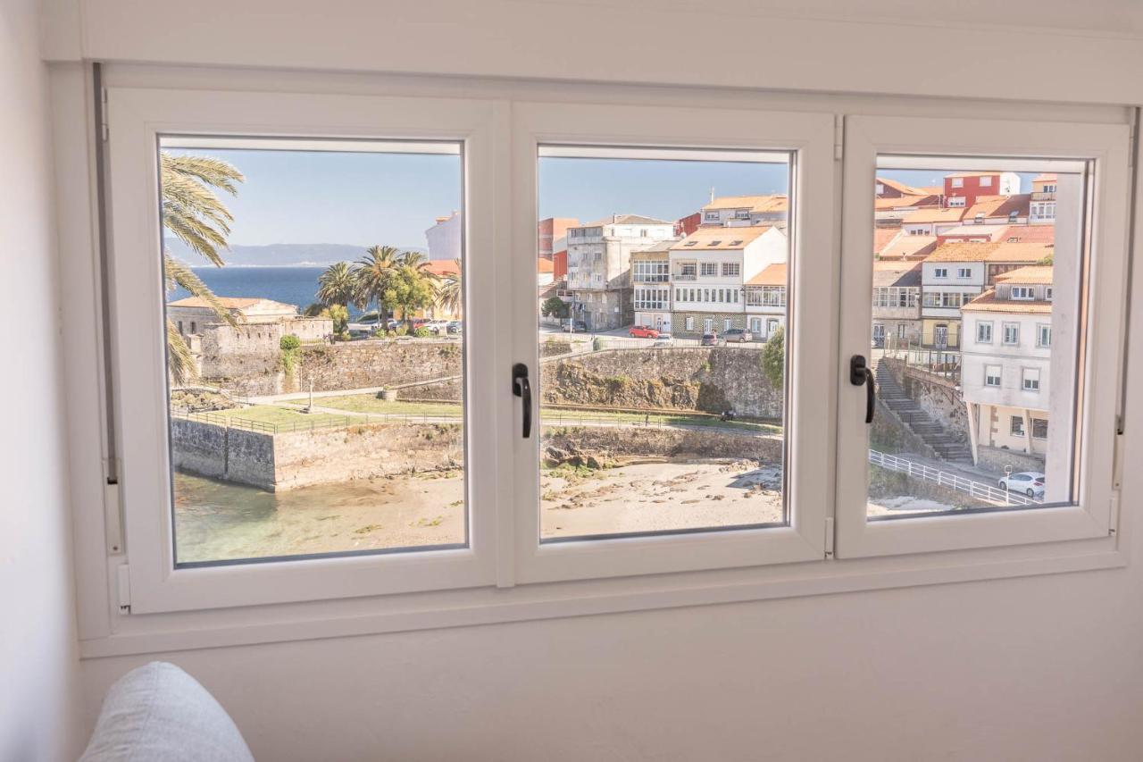 Ferienwohnung Apartamento Con Vistas Al Mar En Fisterra Exterior foto